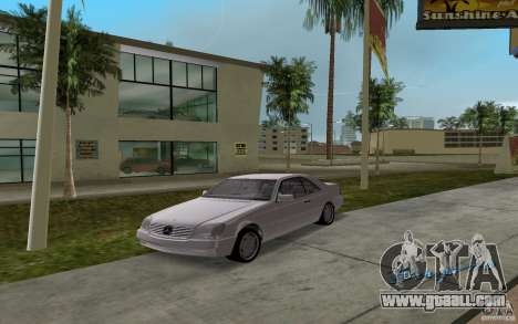Mercedes-Benz 600SEC (C140) 1992 for GTA Vice City
