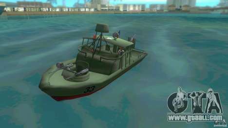Patrol Boat River Mark 2 (Player_At_Wheel) for GTA Vice City