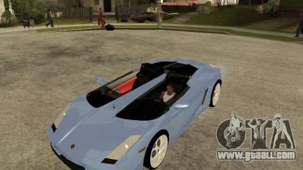 Lamborghini Concept-S silver for GTA San Andreas