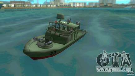 Patrol Boat River Mark 2 (Player_At_Wheel) for GTA Vice City