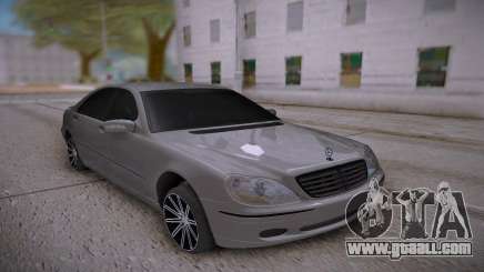 Mercedes-Benz S-class White for GTA San Andreas