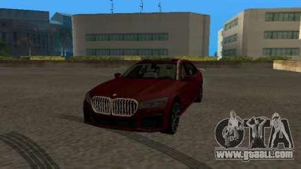 BMW 750Li Xdrive 2021 for GTA San Andreas