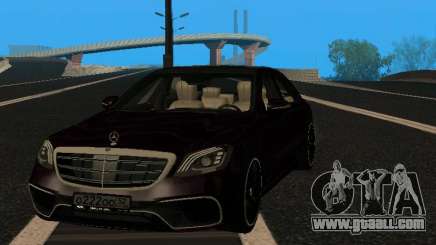 Mercedes-Benz S63 AMG 2018 MY for GTA San Andreas
