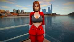 KOF Soldier Girl - RED Brown hair 5 for GTA San Andreas