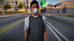 Bmycg in a protective mask for GTA San Andreas