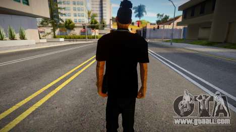 A guy with a fashionable hairstyle for GTA San Andreas