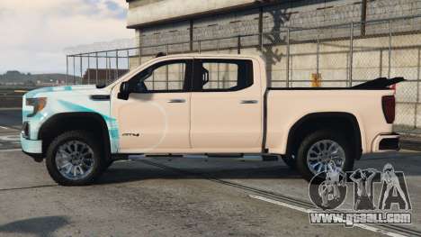 GMC Sierra AT4 Crew Cab Medium Sky Blue