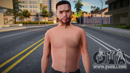 Young boxer with a beard for GTA San Andreas