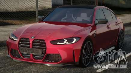 BMW M3 Competition g80 2021 Red for GTA San Andreas