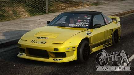Nissan SX Yellow for GTA San Andreas